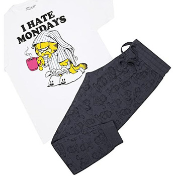 textil Herre Pyjamas / Natskjorte Garfield  Sort