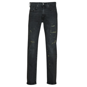 textil Herre Straight fit jeans Levi's 502 TAPER Sort