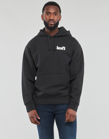textil Herre Sweatshirts Levi's RELAXED GRAPHIC PO Sort