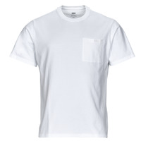 textil Herre T-shirts m. korte ærmer Levi's SS POCKET TEE RLX Lys / Hvid