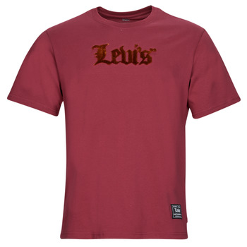 textil Herre T-shirts m. korte ærmer Levi's SS RELAXED FIT TEE Bordeaux