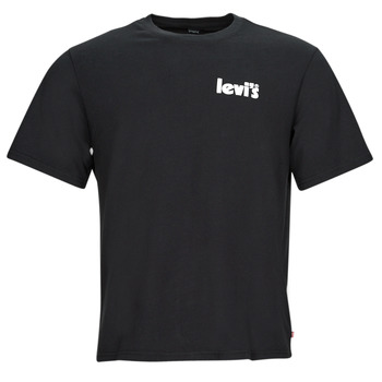 textil Herre T-shirts m. korte ærmer Levi's SS RELAXED FIT TEE Sort