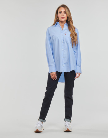 textil Dame Lige jeans Levi's 724 HIGH RISE STRAIGHT Marineblå