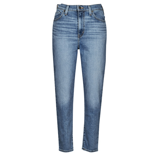 textil Dame Mom fit jeans Levi's HIGH WAISTED MOM JEAN Blå