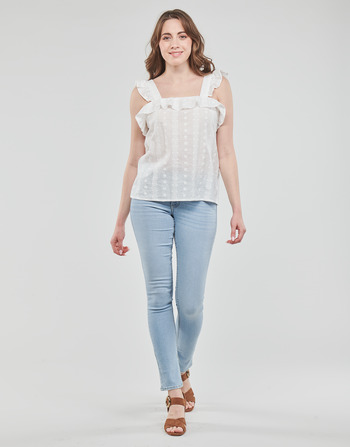 textil Dame Jeans - skinny Levi's 311 SHP SKINNY SLIT HEM Blå