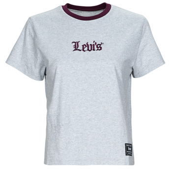 textil Dame T-shirts m. korte ærmer Levi's GRAPHIC CLASSIC TEE Grå