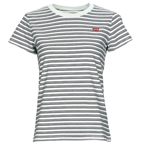 textil Dame T-shirts m. korte ærmer Levi's PERFECT TEE Blå
