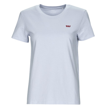 textil Dame T-shirts m. korte ærmer Levi's PERFECT TEE Blå