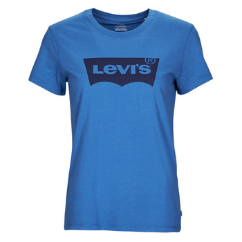 textil Dame T-shirts m. korte ærmer Levi's THE PERFECT TEE Ssnl / Vallarta / Blå