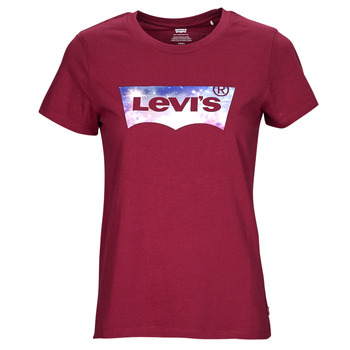 textil Dame T-shirts m. korte ærmer Levi's THE PERFECT TEE Bordeaux