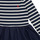 textil Pige Korte kjoler Polo Ralph Lauren LS CN DR-DRESSES-DAY DRESS Marineblå / Hvid