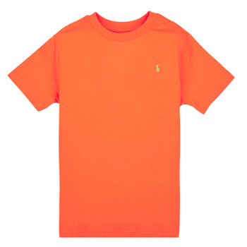 textil Dreng T-shirts m. korte ærmer Polo Ralph Lauren SS CN-TOPS-T-SHIRT Orange