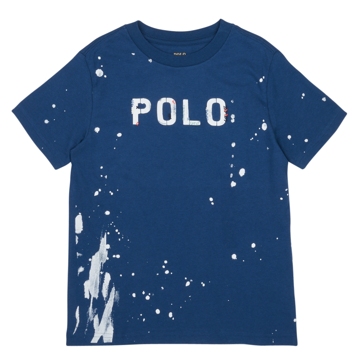 textil Dreng T-shirts m. korte ærmer Polo Ralph Lauren GRAPHIC TEE2-KNIT SHIRTS-T-SHIRT Marineblå