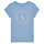 textil Pige T-shirts m. korte ærmer Polo Ralph Lauren SS GRAPHIC T-KNIT SHIRTS-T-SHIRT Blå / Himmelblå / Pink