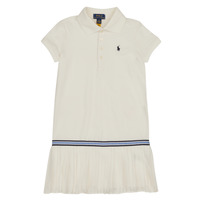 textil Pige Korte kjoler Polo Ralph Lauren SS KC DRESS-DRESSES-DAY DRESS Beige