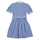 textil Pige Korte kjoler Polo Ralph Lauren MAGALIE DRS-DRESSES-DAY DRESS Blå / Hvid
