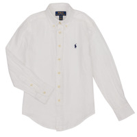 textil Børn Skjorter m. lange ærmer Polo Ralph Lauren CLBDPPC-SHIRTS-SPORT SHIRT Hvid