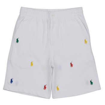 textil Dreng Shorts Polo Ralph Lauren PREPSTER SHT-SHORTS-ATHLETIC Hvid