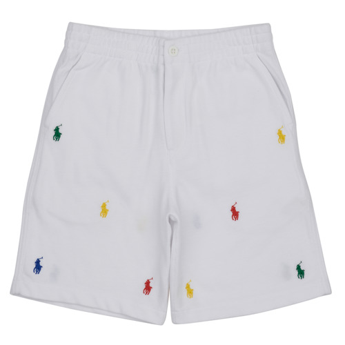 textil Dreng Shorts Polo Ralph Lauren PREPSTER SHT-SHORTS-ATHLETIC Hvid