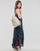 textil Dame Lange kjoler Desigual VEST_DUDAS Blå / Flerfarvet