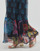 textil Dame Lange kjoler Desigual VEST_DUDAS Blå / Flerfarvet