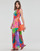 textil Dame Lange kjoler Desigual VEST_SANDALL Flerfarvet