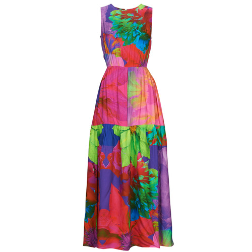 textil Dame Lange kjoler Desigual VEST_SANDALL Flerfarvet