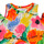 textil Pige Korte kjoler Desigual VEST_CAMPO Hvid / Flerfarvet
