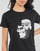 textil Dame T-shirts m. korte ærmer Karl Lagerfeld IKONIK 2.0 T-SHIRT Sort