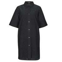 textil Dame Korte kjoler Karl Lagerfeld BRODERIE ANGLAISE SHIRTDRESS Sort