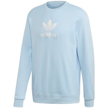 textil Herre Sweatshirts adidas Originals Trefoil Crew Blå