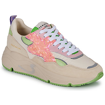 Sko Dame Lave sneakers Serafini MALIBU Hvid / Pink