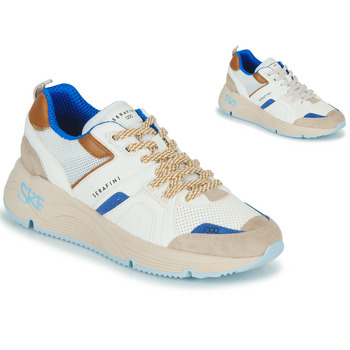 Sko Herre Lave sneakers Serafini TOKYO Hvid / Blå / Brun