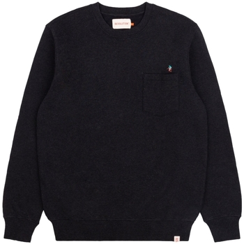 textil Herre Sweatshirts Revolution Regular Crewneck Sweatshirt 2731 - Black Sort