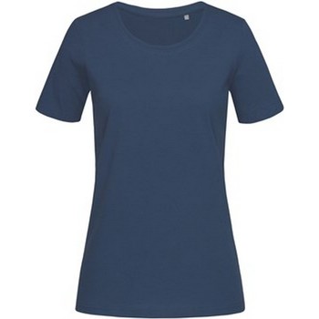 textil Dame Langærmede T-shirts Stedman  Blå
