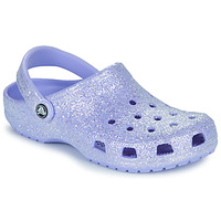 Sko Dame Træsko Crocs Classic Glitter Clog Violet