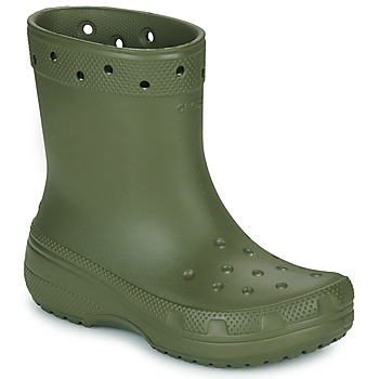 Sko Dame Gummistøvler Crocs Classic Rain Boot Kaki