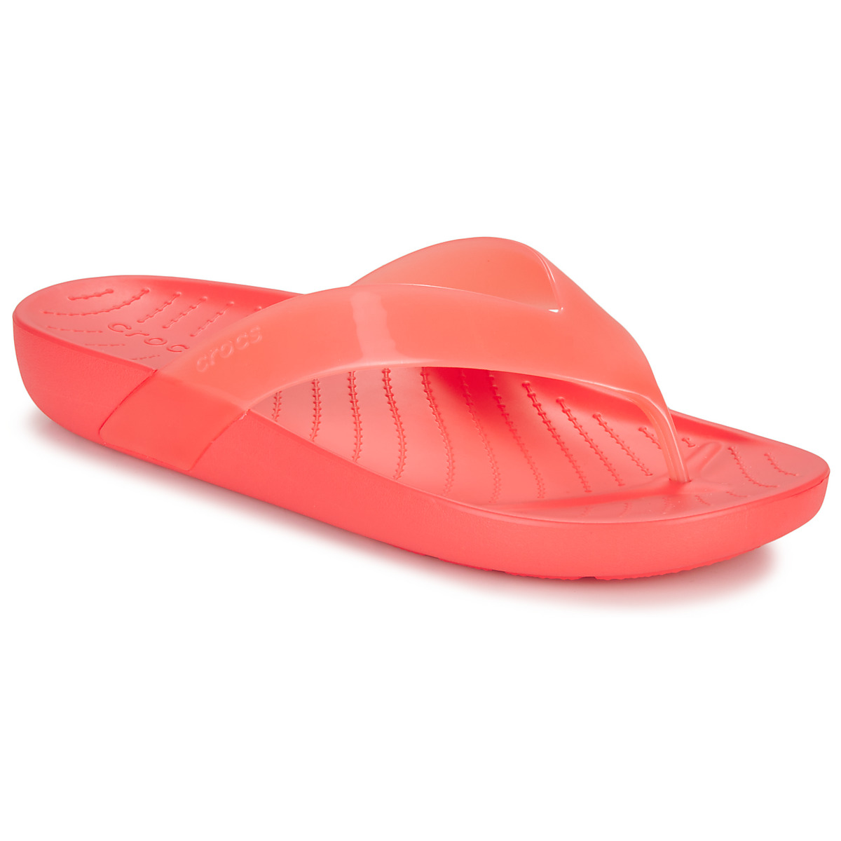 Sko Dame Klipklapper
 Crocs Crocs Splash Glossy Flip Pink