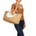 Tasker Dame Shopping Esprit Demi Shl bag Beige / Hvid