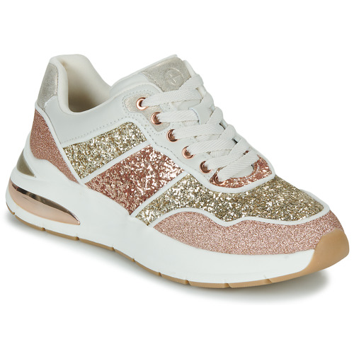 23721-587 Pink / Guld - Gratis | ! - Sko Lave sneakers Dame 526,00 Kr