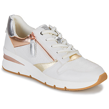 Sko Dame Lave sneakers Tamaris 23702-157 Hvid / Pink / Guld