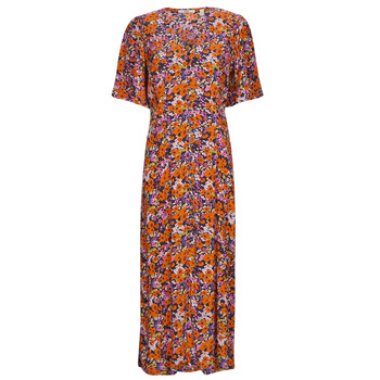 textil Dame Lange kjoler Esprit dress midi aop Flerfarvet