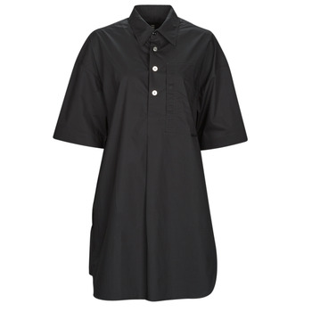 textil Dame Korte kjoler G-Star Raw shirt dress 2.0 Mørk / Sort