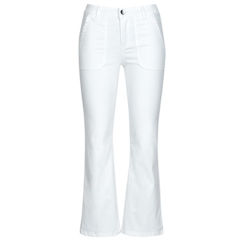textil Dame Jeans med vide ben Les Petites Bombes FAYE Hvid