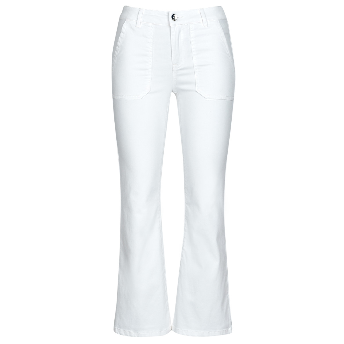 textil Dame Jeans med vide ben Les Petites Bombes FAYE Hvid