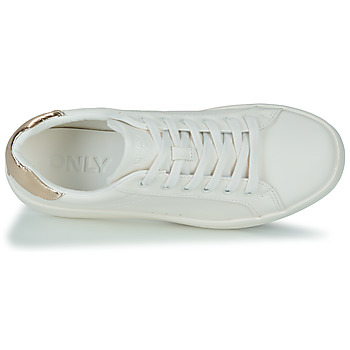 Only ONLSOUL-4 PU SNEAKER NOOS Hvid / Guld