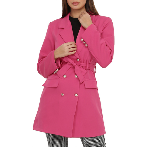 textil Dame Jakker / Blazere La Modeuse 21417_P60440 Pink