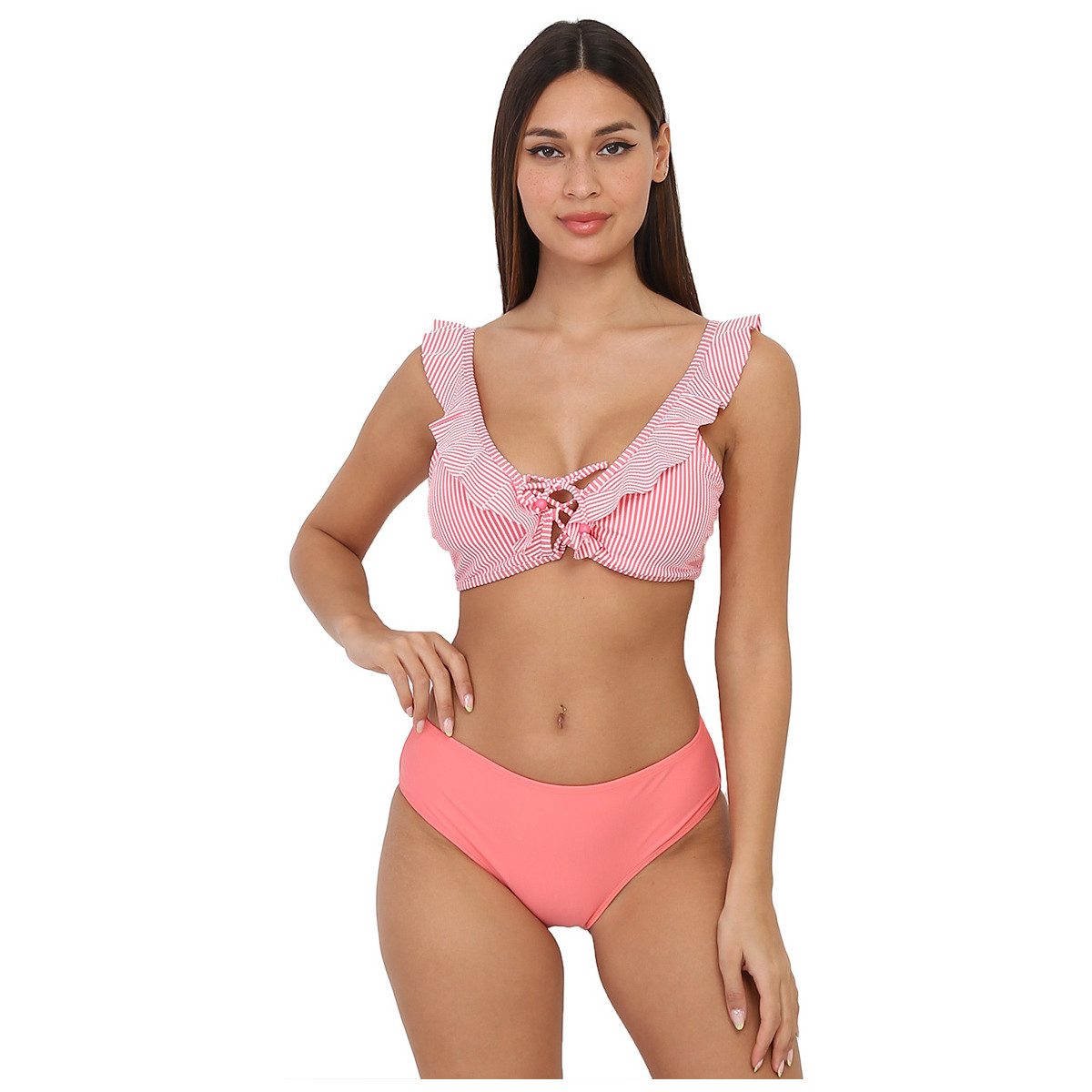 textil Dame Bikini La Modeuse 56052_P116303 Pink