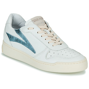 Sko Dame Lave sneakers Meline BZ513 Hvid / Blå