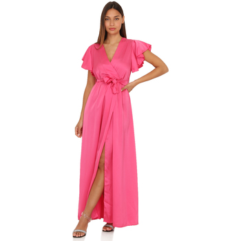 textil Dame Kjoler La Modeuse 61382_P140039 Pink